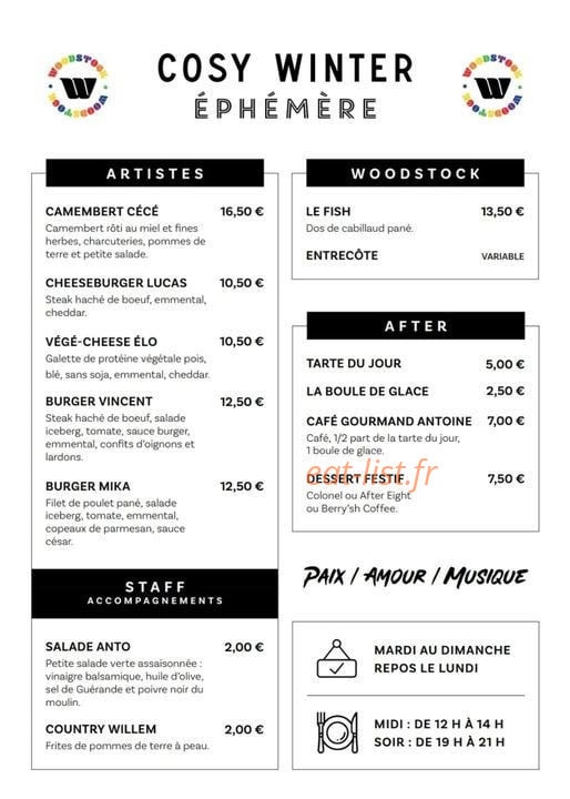 Woodstock — carte page 1