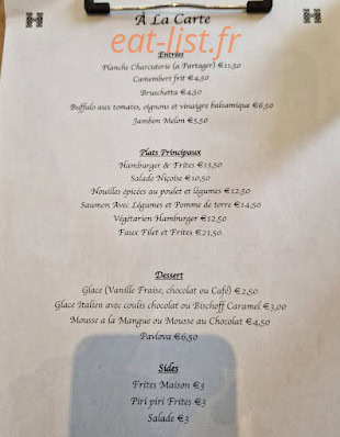 Hegarty's — carte page 1