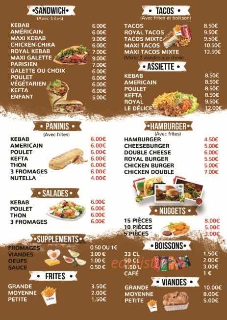 Le Délice — carte page 1