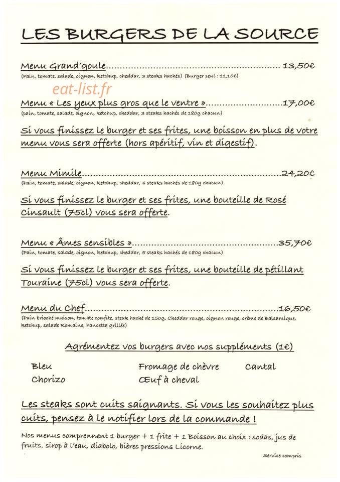 La Source — carte page 7