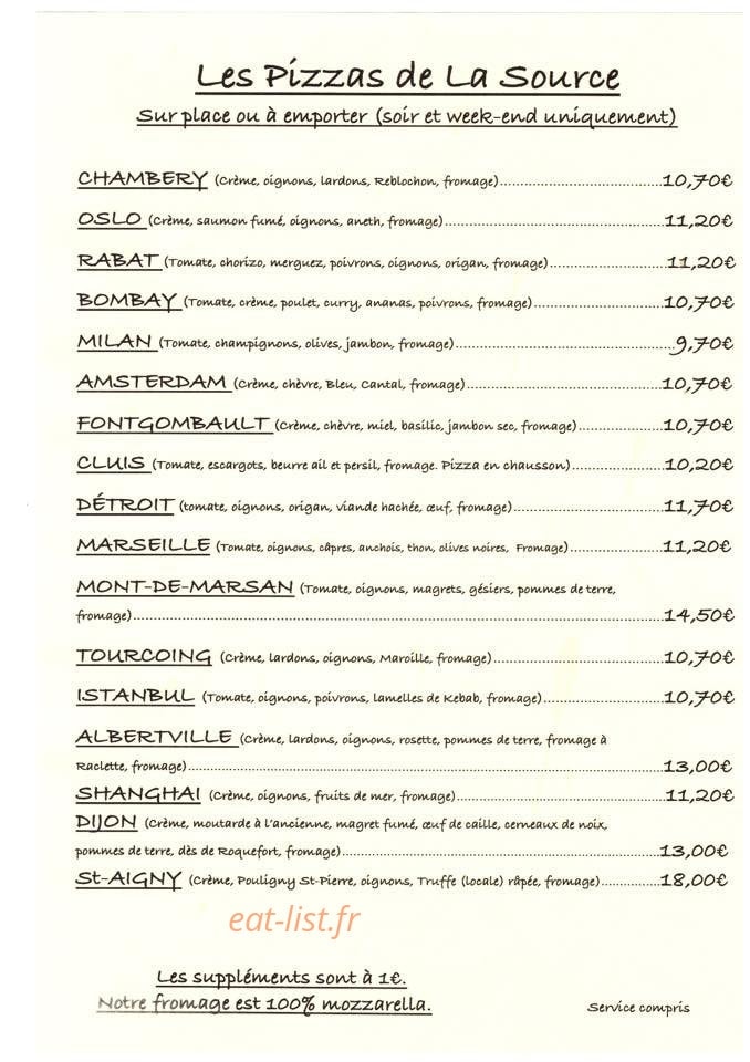 La Source — carte page 6