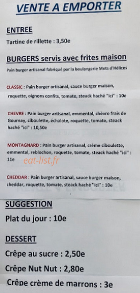 L'Adresse — carte page 1
