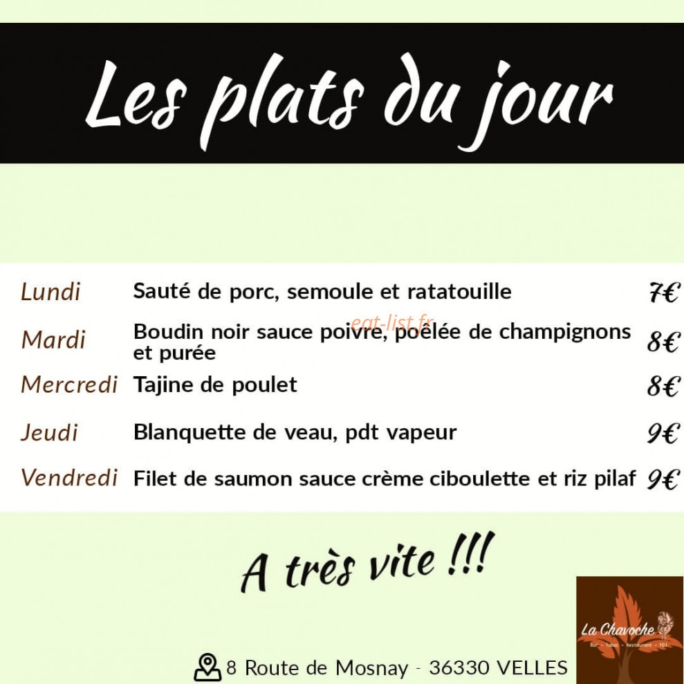 La Chavoche — carte page 1