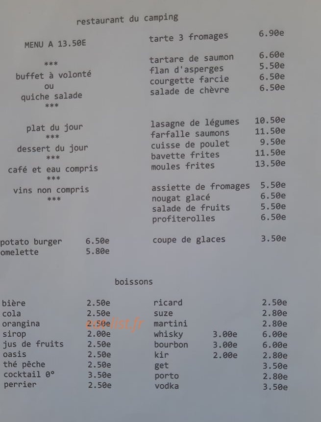 Les grands pins — carte page 1