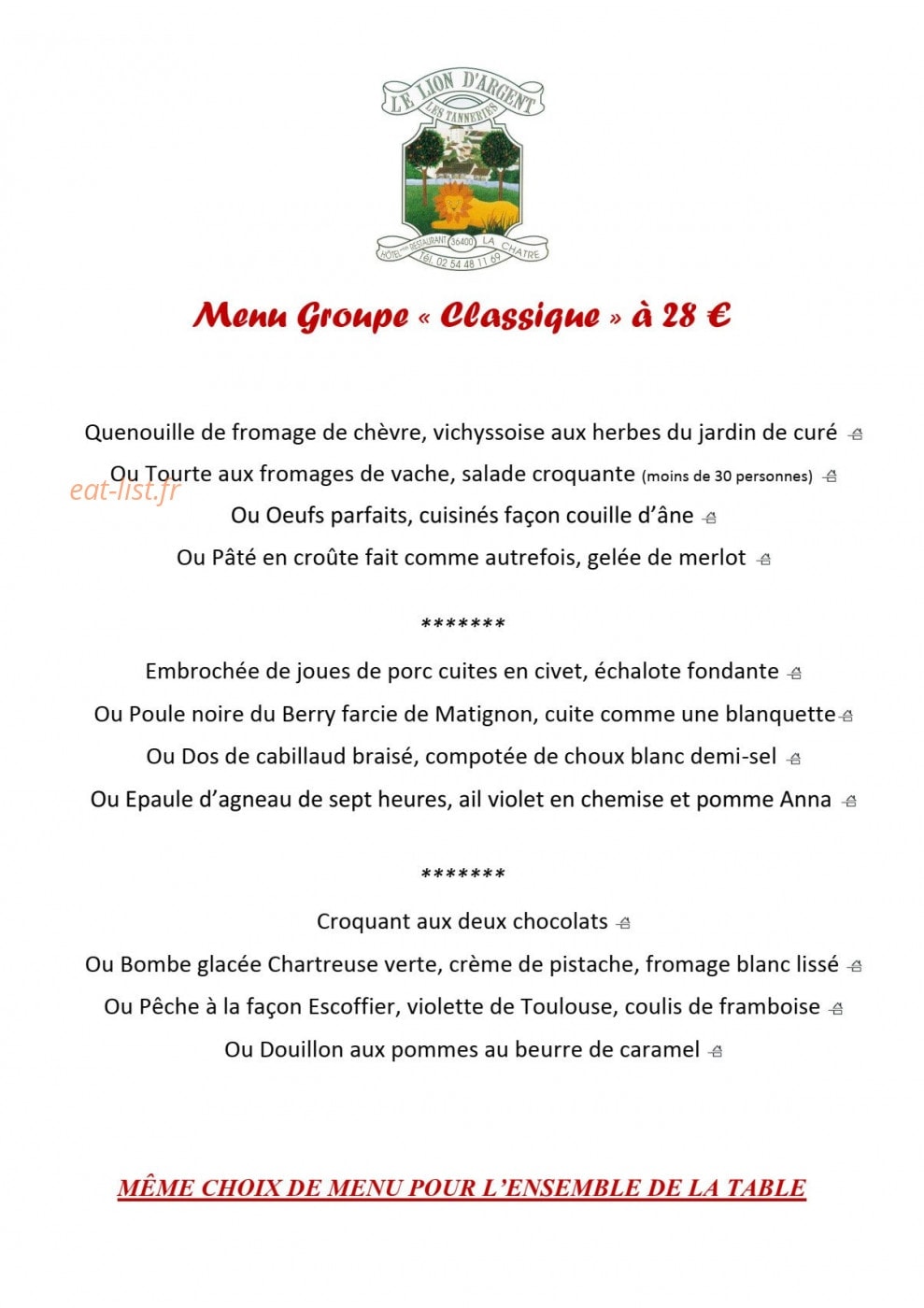 Hotel Du Lion D Argent La Chatre Le Lion d'Argent à La Chatre - menu et photos