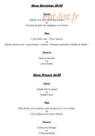 Relais du prieuré — carte page 2