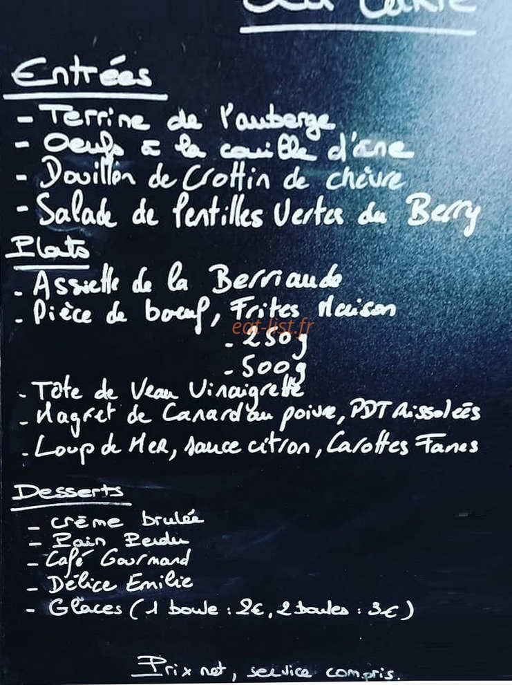 La Berriaude — carte page 1