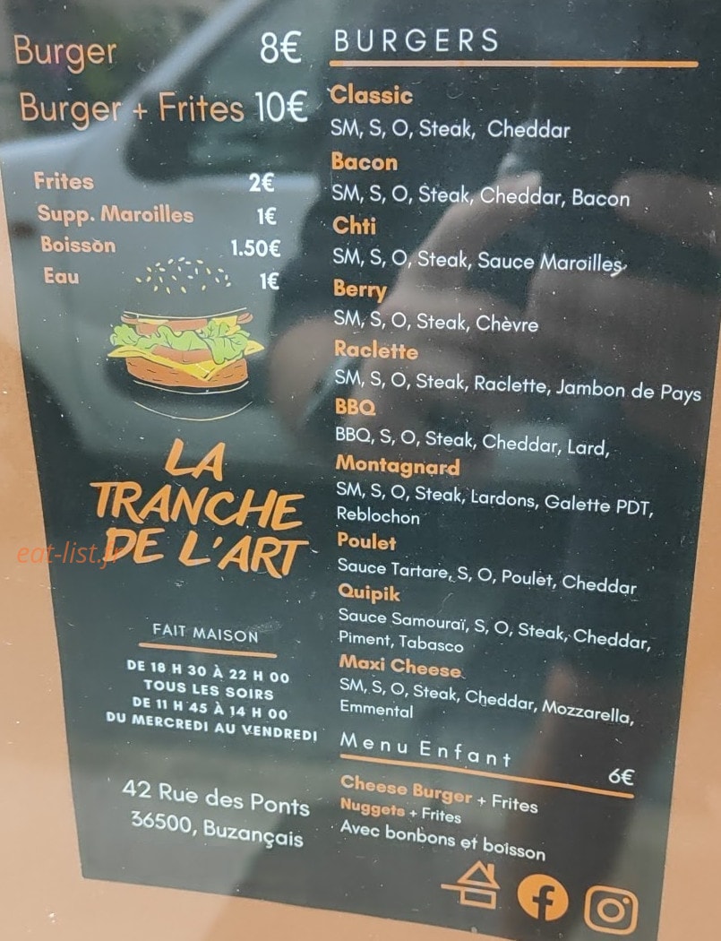La Tranche De L'art — carte page 1