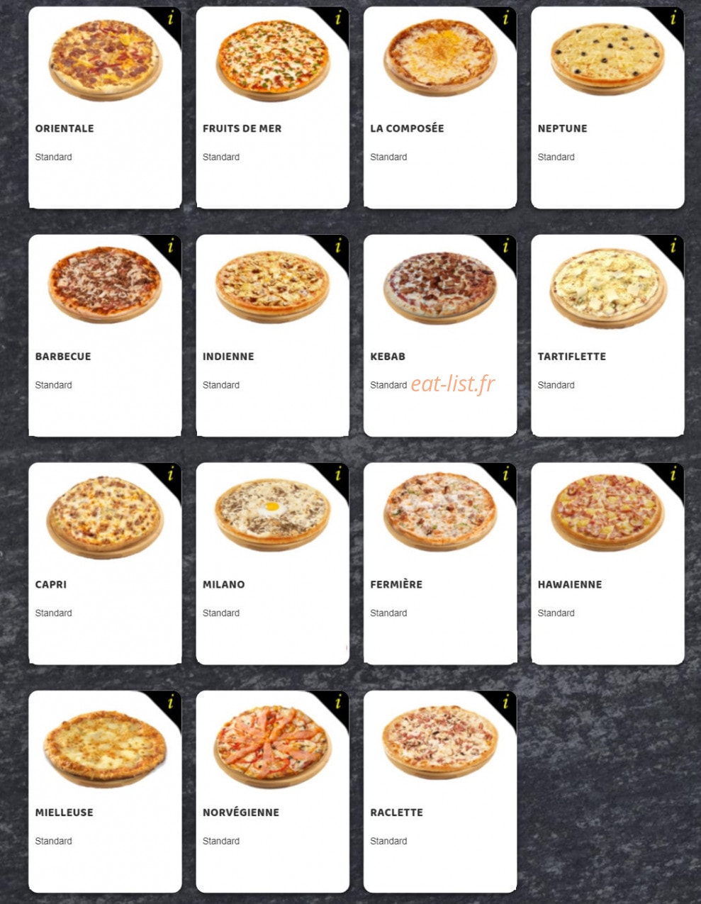 Snap Food — carte page 6