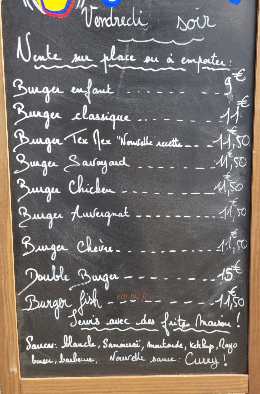 Le Comptoir de l’Amitié — carte page 1