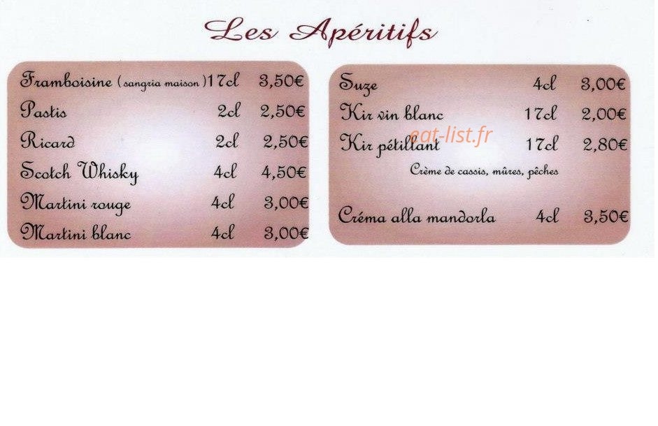 Restaurant Pizza Nat — carte page 7