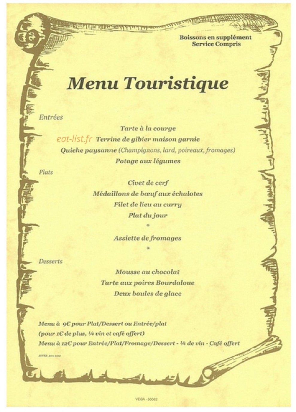 Le Marginal — carte page 2