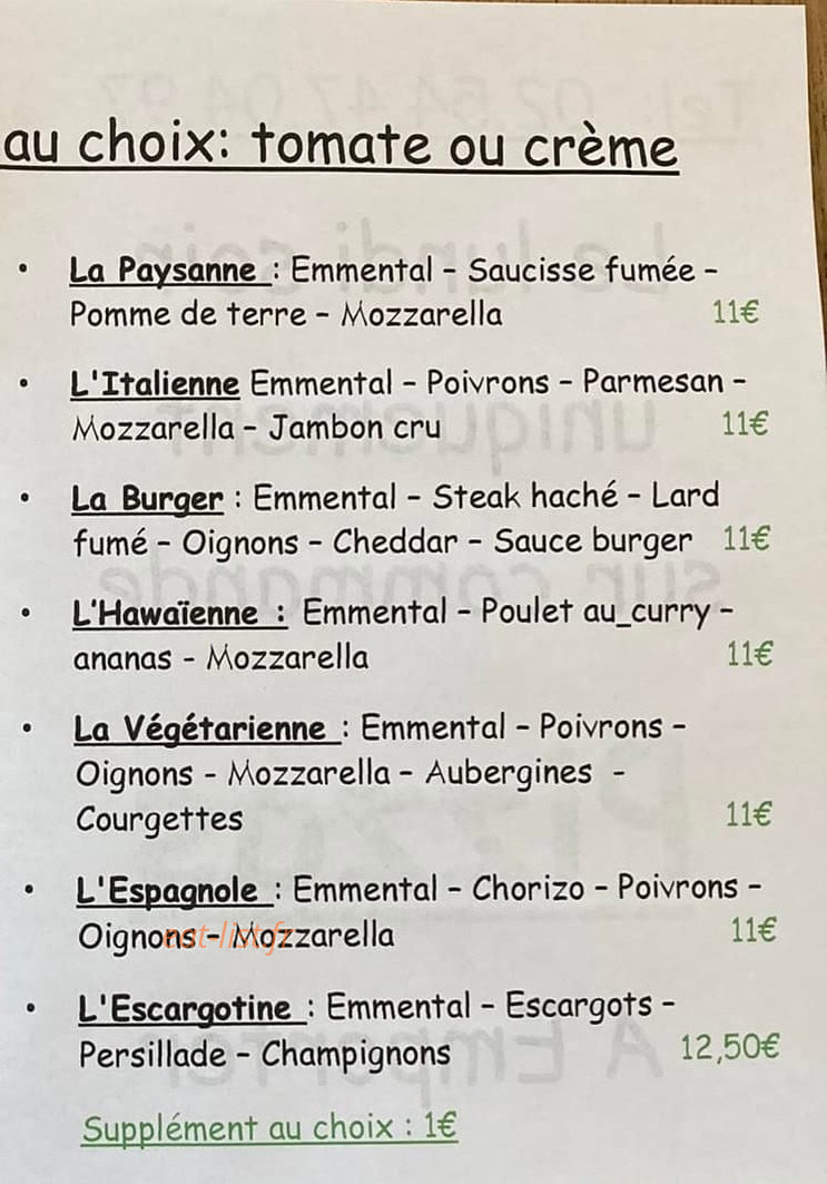 Au Bout Du Pont — carte page 2