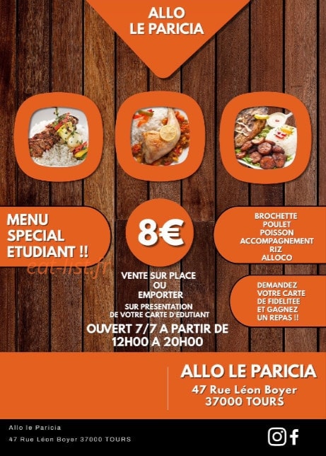 Allo Le Paricia — carte page 1