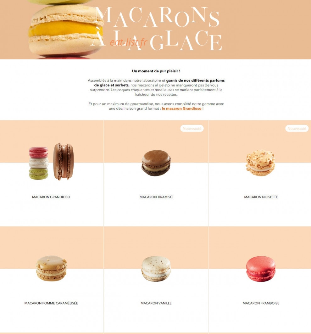 Amorino — carte page 9