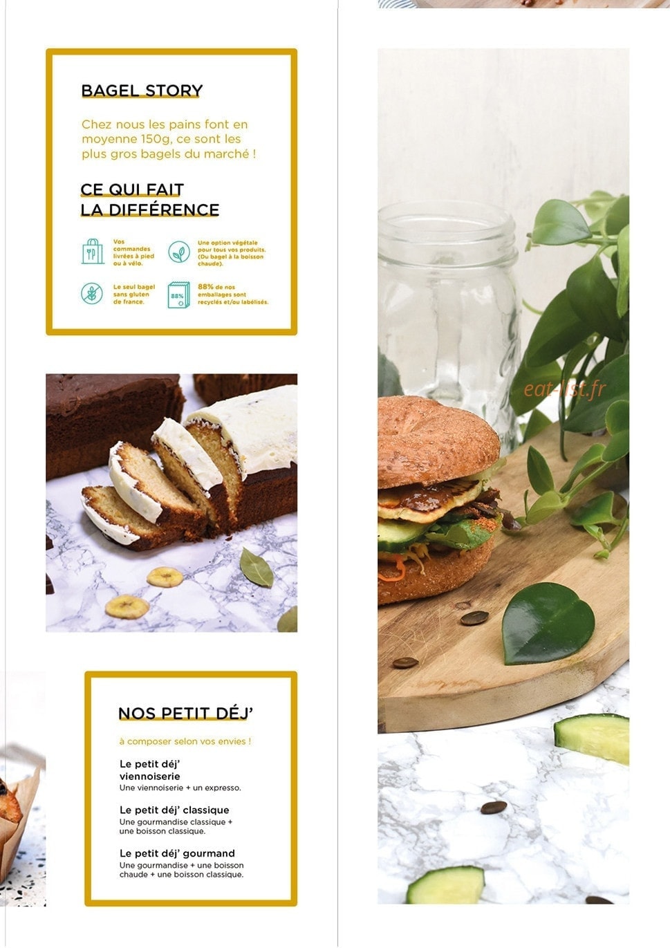 Bagel corner — carte page 2