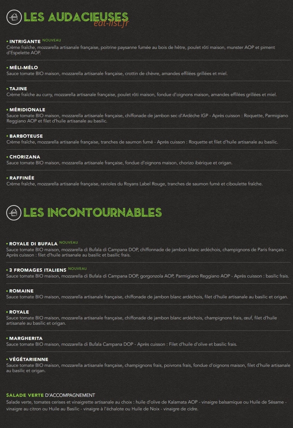 Basilic & Co — carte page 4