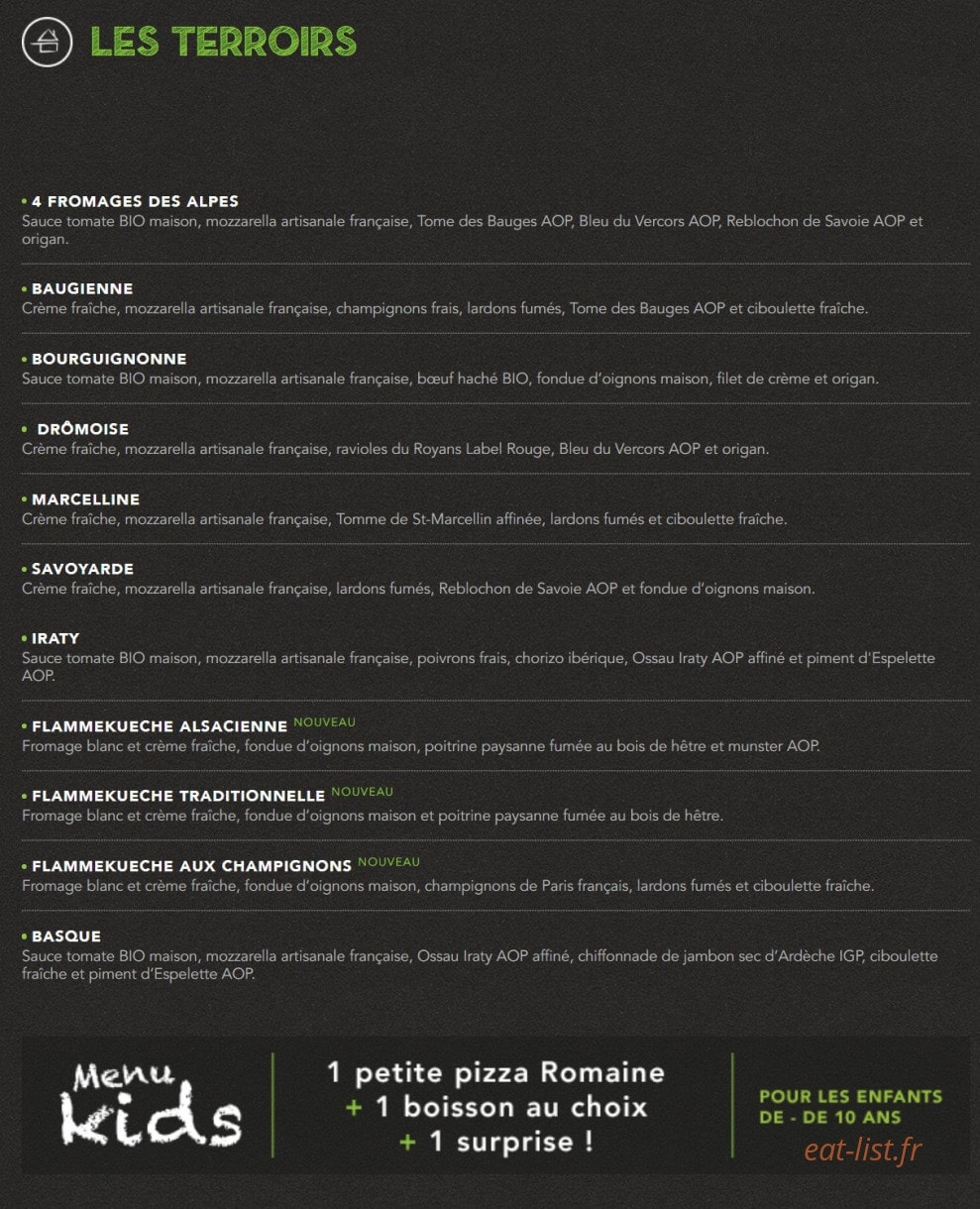 Basilic & Co — carte page 3