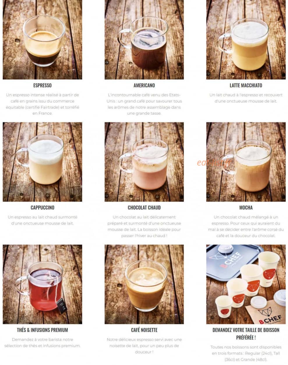 Bchef — carte page 6