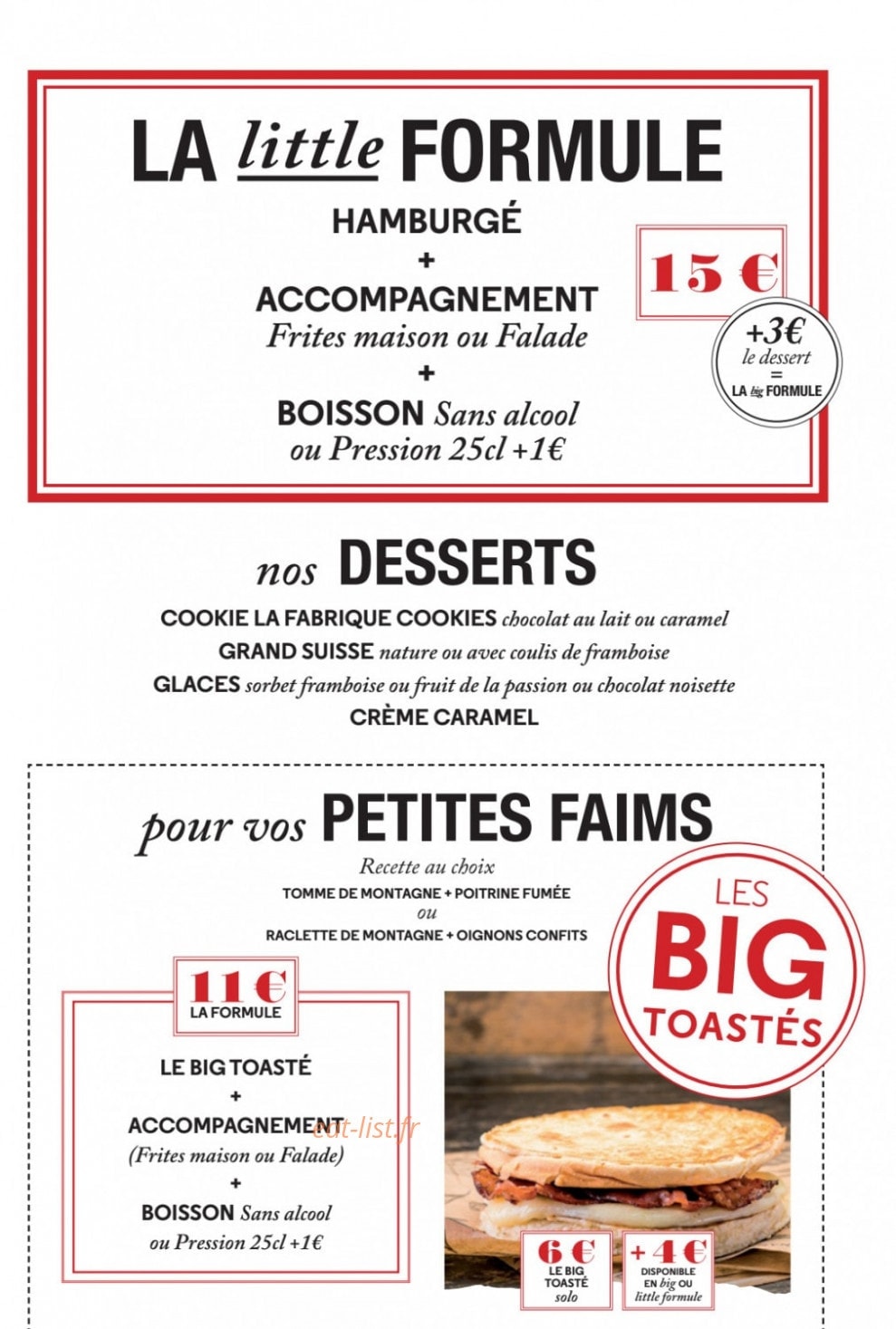 Big Fernand — carte page 3