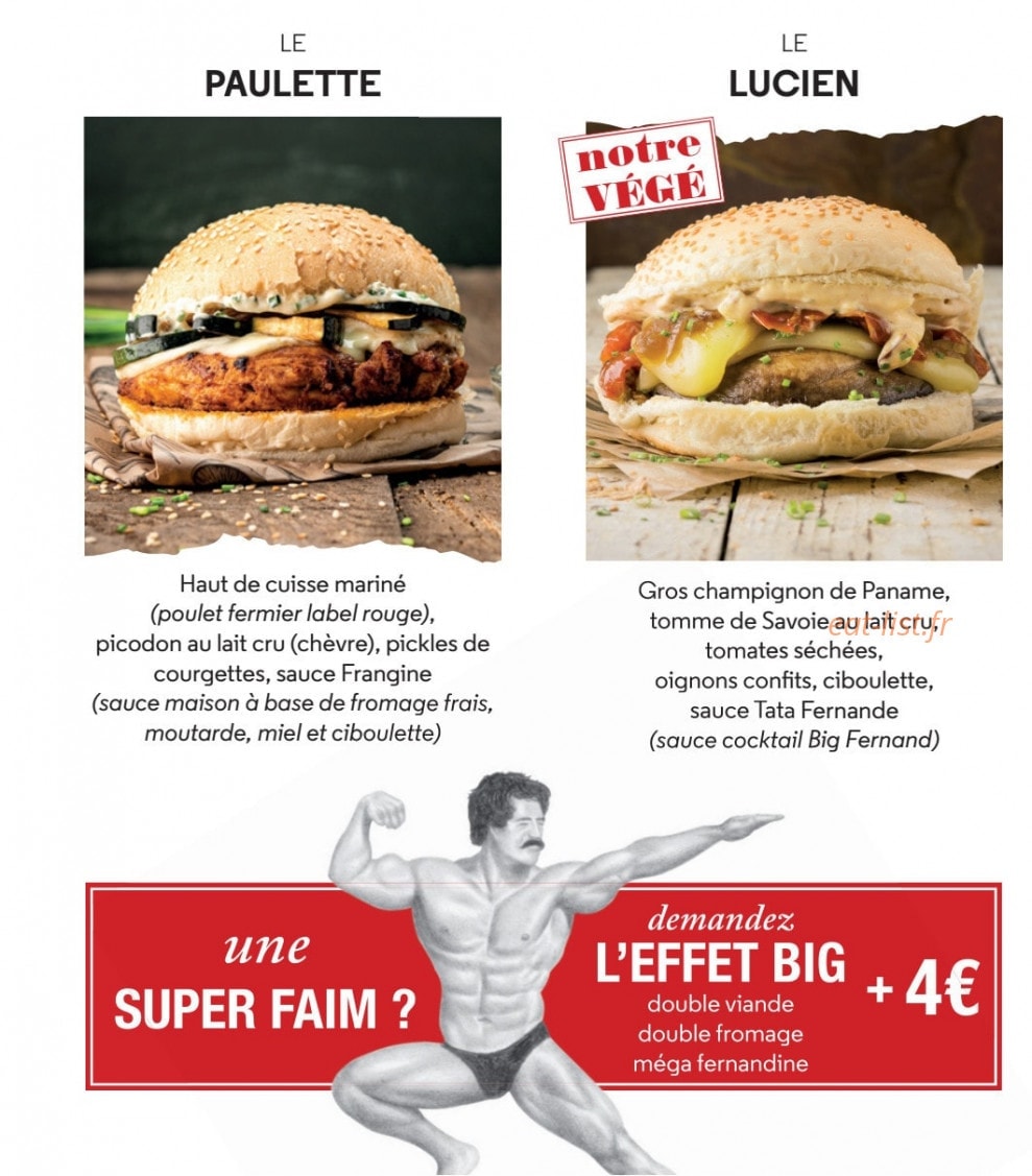 Big Fernand — carte page 2