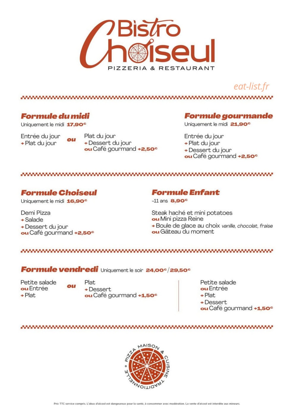 Bistro Choiseul — carte page 3