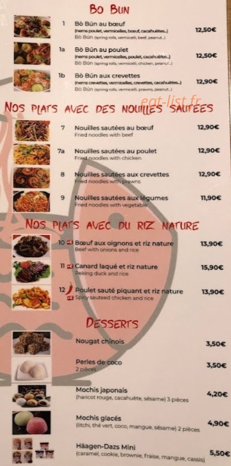 Bo bonne — carte page 2