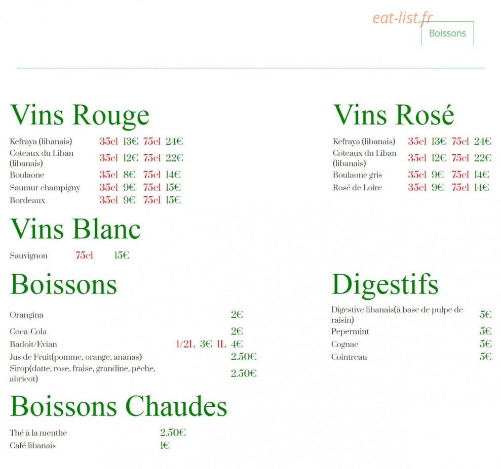 Byblos — carte page 7