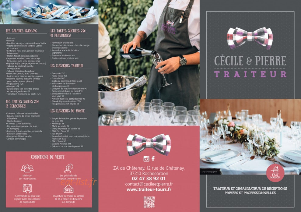 Cécile & Pierre — carte page 1