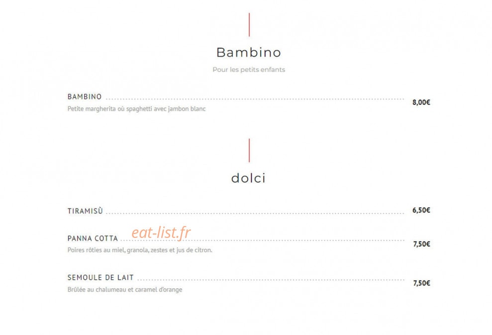 Chez Pia — carte page 3