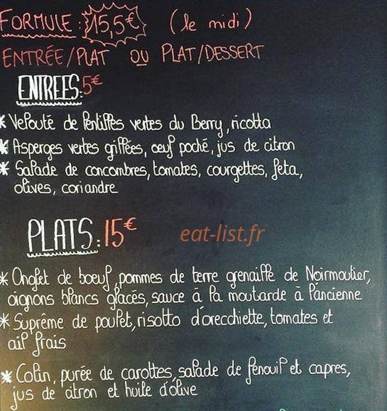 Chez tonton — carte page 1