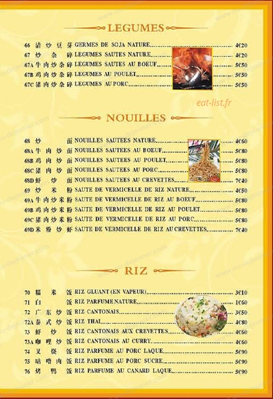China Town — carte page 6