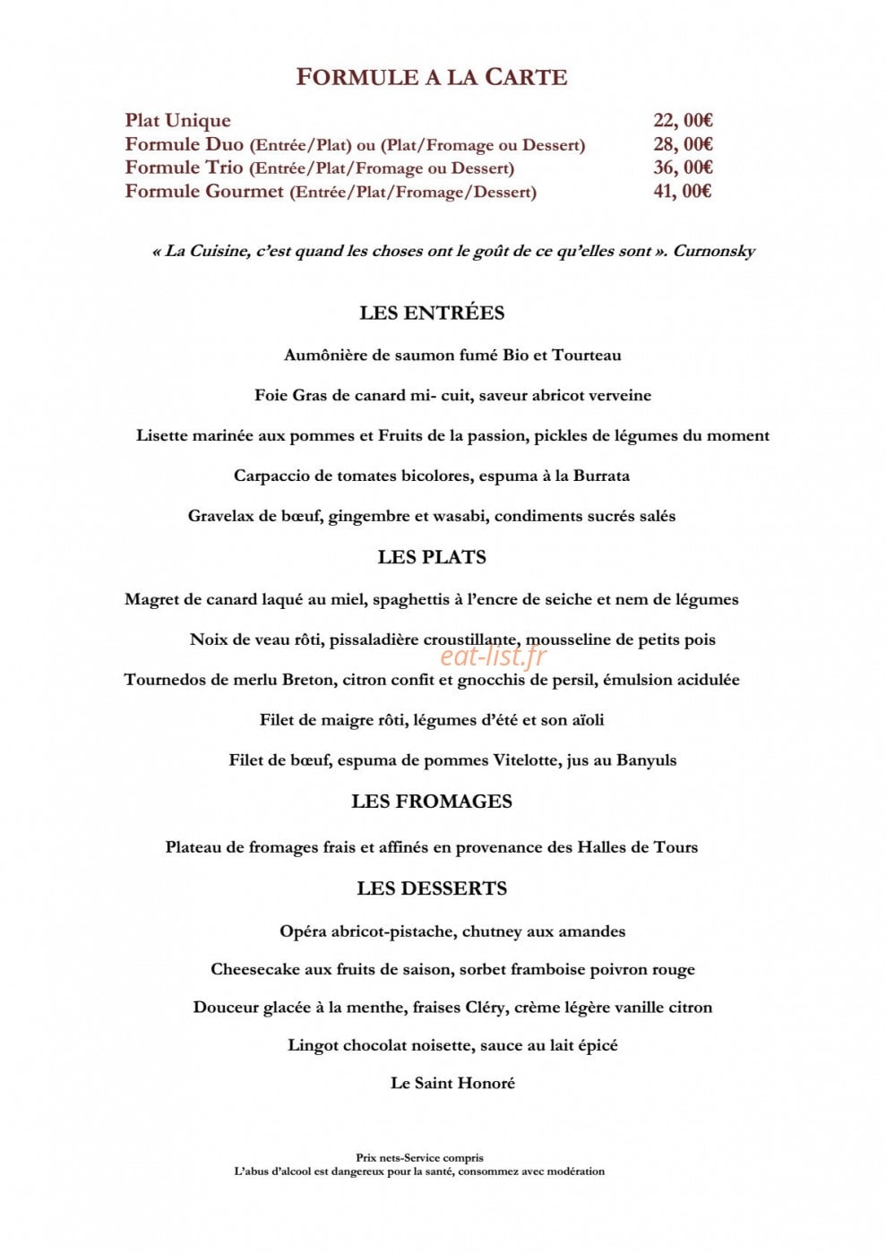 Clarion Hôtel Château Belmont — carte page 1