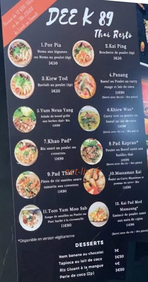 Dee K89 — carte page 2
