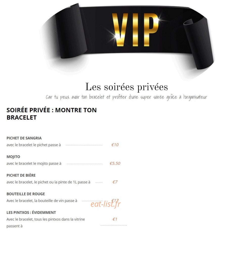El Pintxo — carte page 4