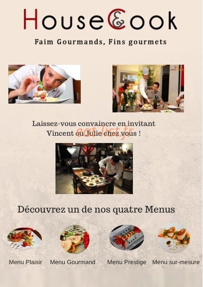 House&Cook — carte page 1