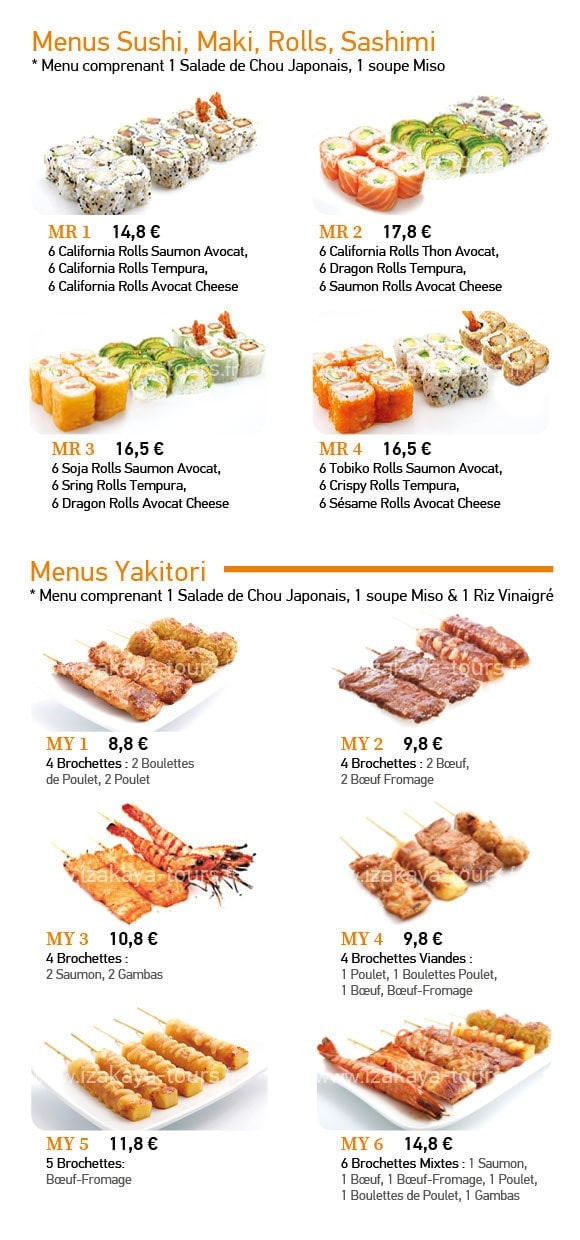 Izakaya — carte page 5