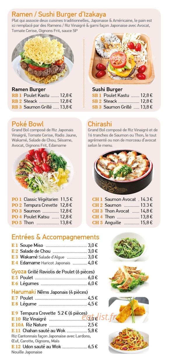 Izakaya — carte page 2