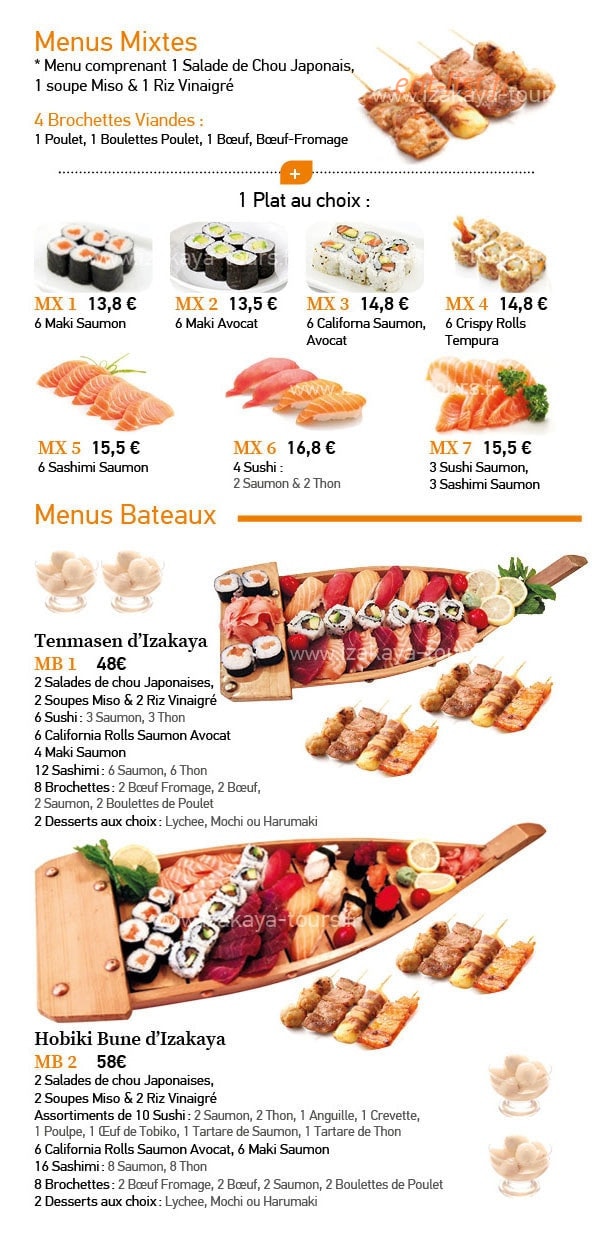 Izakaya — carte page 6
