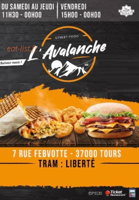 L’avalanche — carte page 1