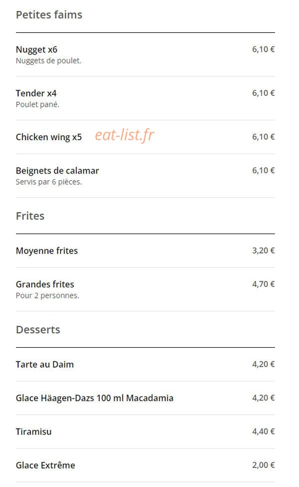 L'Oasis — carte page 4