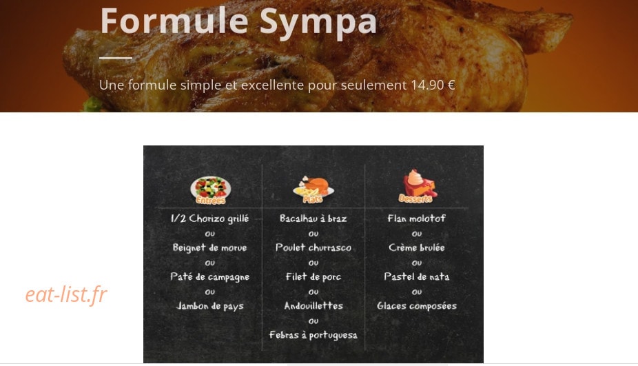 La Bonne Assiette — carte page 3
