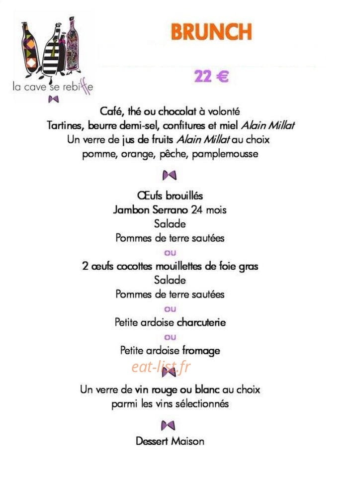 La cave se rebiffe — carte page 2