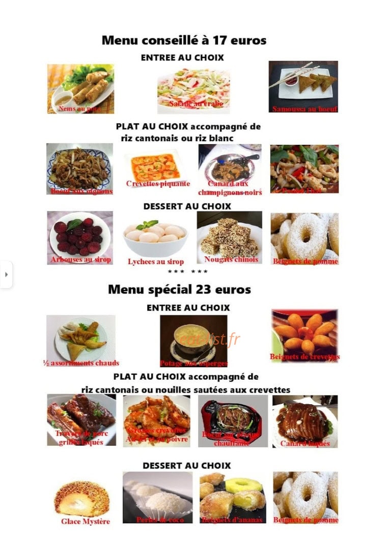 La Chine Rouge — carte page 1
