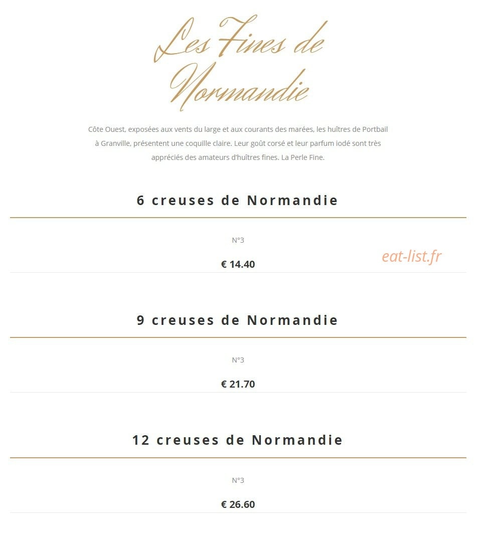 La Chope — carte page 16