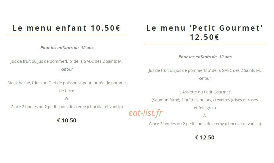 La Chope — carte page 2