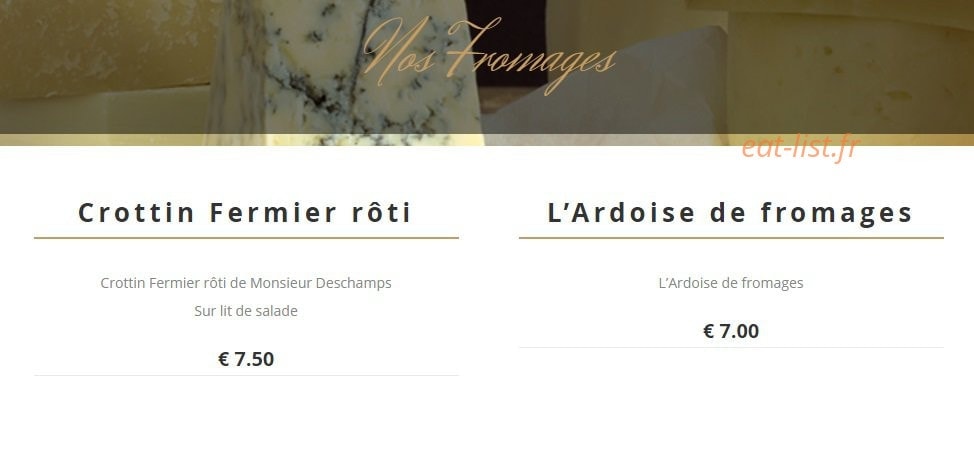 La Chope — carte page 7