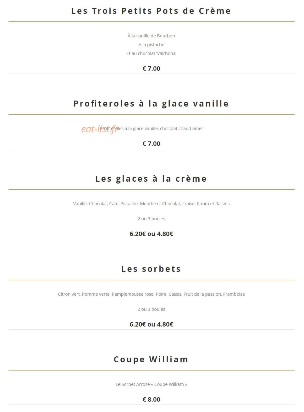 La Chope — carte page 9
