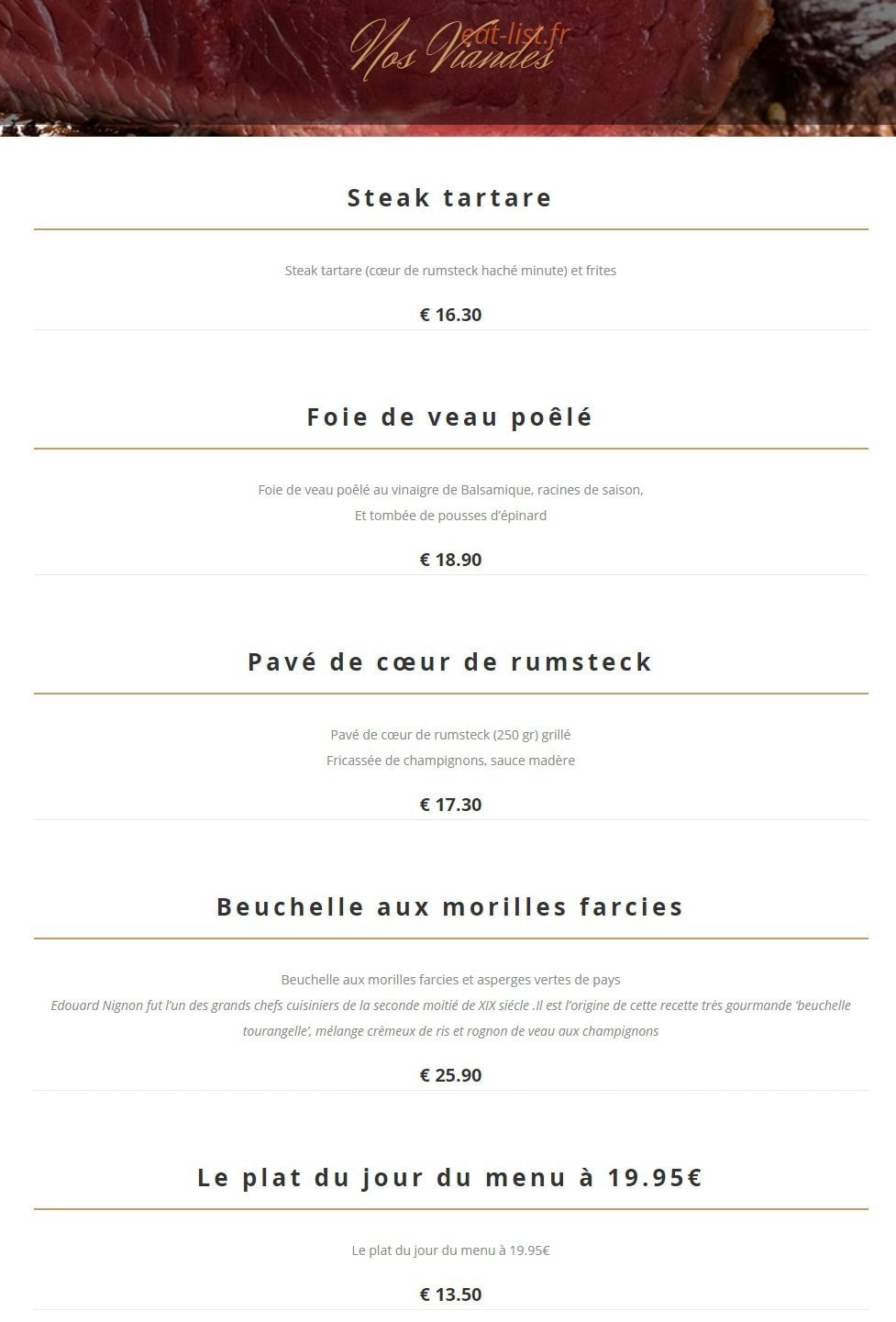 La Chope — carte page 5