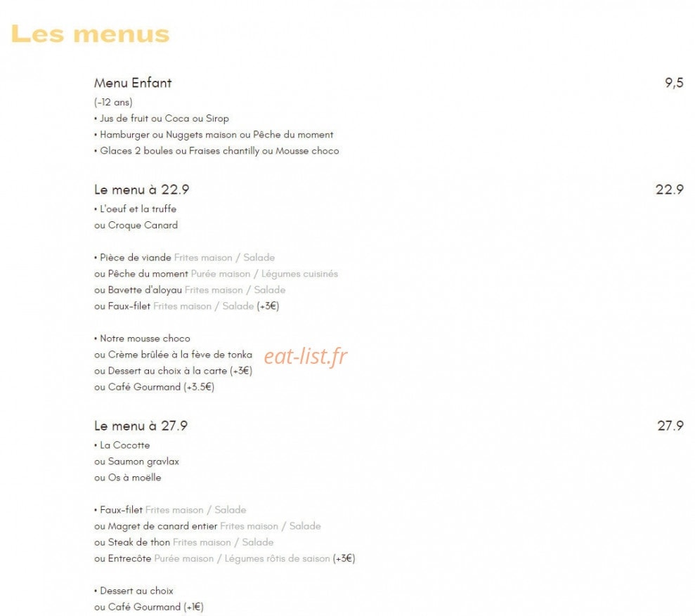 La Côte & l'Arête — carte page 2
